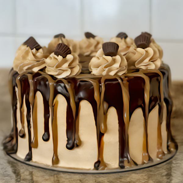 Peanut Butter Explosion Cake