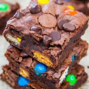 Candy Bar Overload Chocolate Brownies