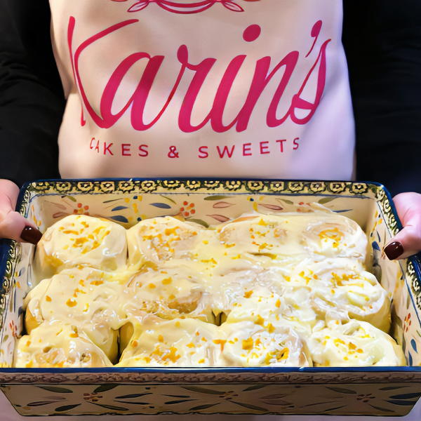 Fresh Orange Sweet Rolls with Cream Cheese Frosting