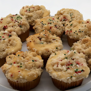 Sugar Cookie Crumble Muffins