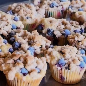 Blueberry Streusel Muffins