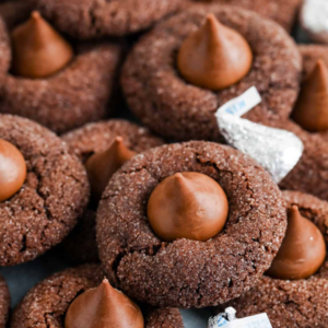 Double Chocolate Kiss Cookies