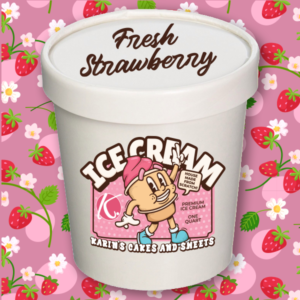 Fresh Strawberry Ice Cream