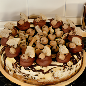 Chocolate Chip Cookie Dough Cheesecake