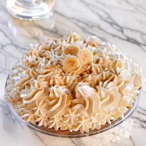 Roasted Banana Cream Pie