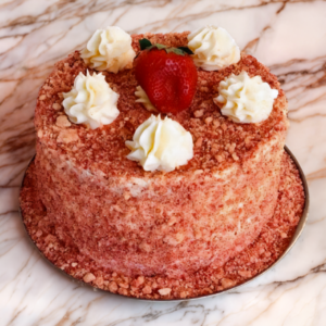 Strawberry Crunch Cake