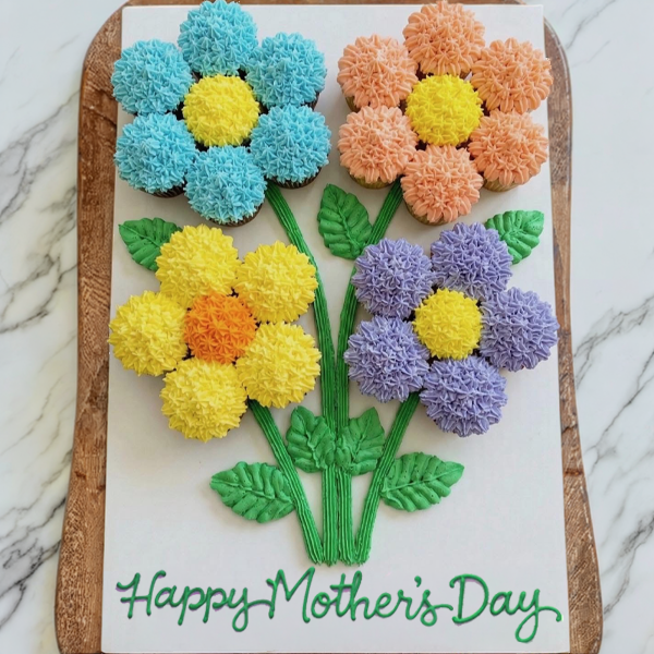 "To Mom, With Love"... Cupcake Bouquet