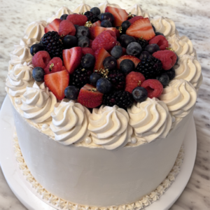 Four Berry Jam Cake