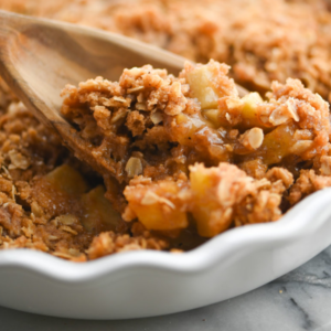 Caramel Apple Crisp
