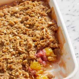 Strawberry Peach Crisp