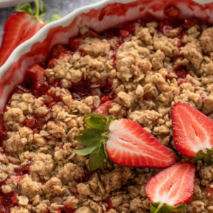 Strawberry Rhubarb Crisp