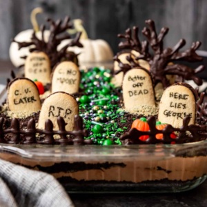 Graveyard Dirt Cake (Sheet or 3-Layer)